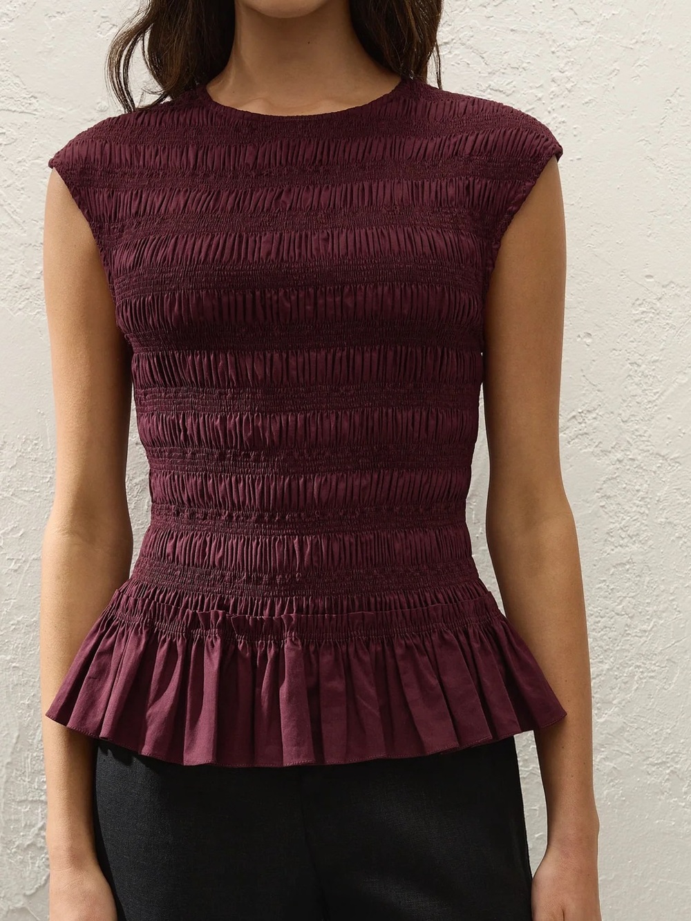 NWT Faithfull the Brand Ale Top in Mulberry